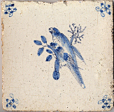 Delft tile ca. 1600.